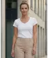 Ženska majica s kratkimi rokavi ALTISPORT NoPrint NP/ALW261 BELA