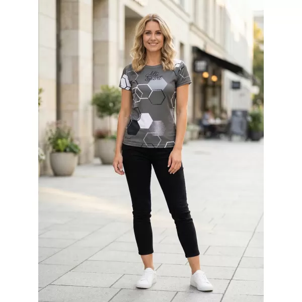  Ženska premium funkcionalna majica ALTISPORT VOJ/ALW037TR01 SIVA 