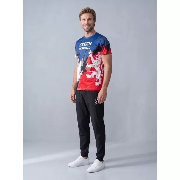  Moška premium funkcionalna majica s kratkimi rokavi ALTISPORT x CZE VOJ/ALM036TR01 PROGE 