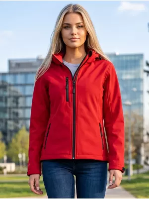 Ženska softshell jakna ALTISPORT NoPrint NP/ALW125 RDEČA