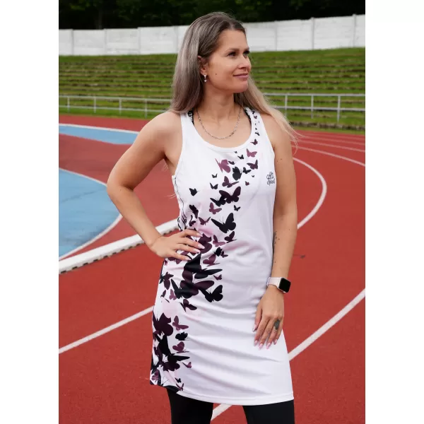  Ženska vrhunska funkcionalna brezrokavna obleka ALTISPORT VOJ/ALW022SAT01 BELA 