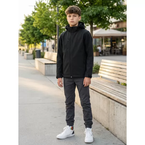  Otroška softshell jakna ALTISPORT NoPrint NP/ALK535 ČRNA 