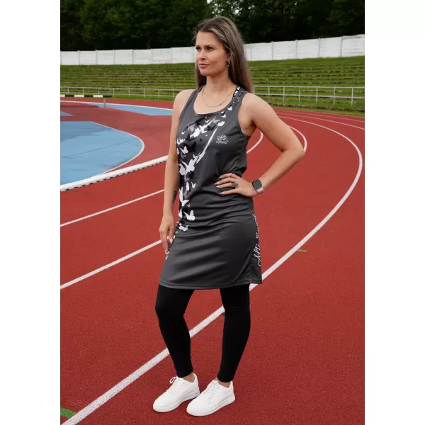  Ženska vrhunska funkcionalna brezrokavna obleka ALTISPORT VOJ/ALW022SAT01 SIVA 