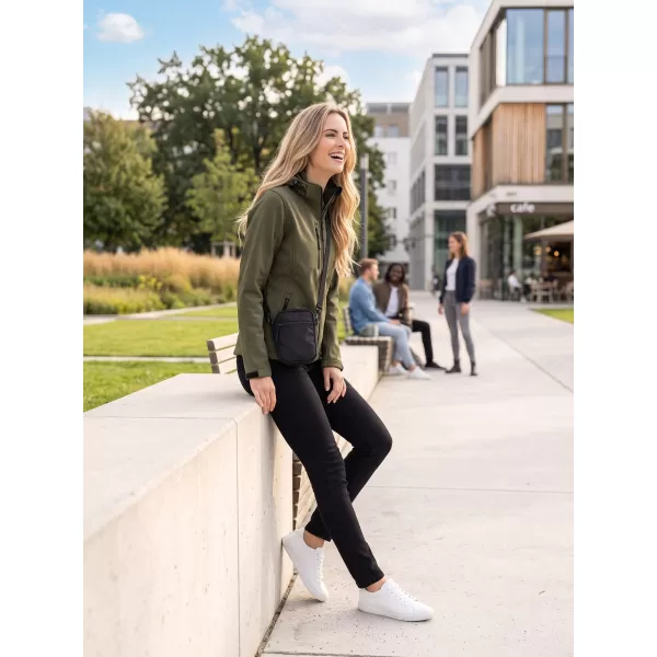  Ženska softshell jakna ALTISPORT NoPrint NP/ALW125 VOJAŠKI 