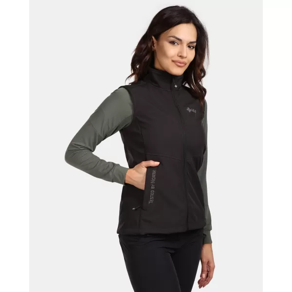  Ženski softshell telovnik KILPI SOIL-W VL0113KI ČRNA 