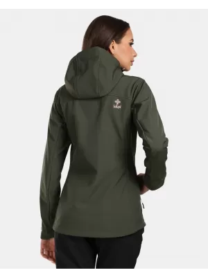 Ženska softshell jakna KILPI RAVIA-W VL0109KI TEMNO ZELENA