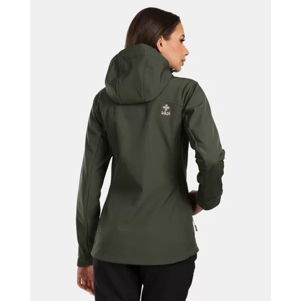 Ženska softshell jakna KILPI RAVIA-W VL0109KI TEMNO ZELENA 