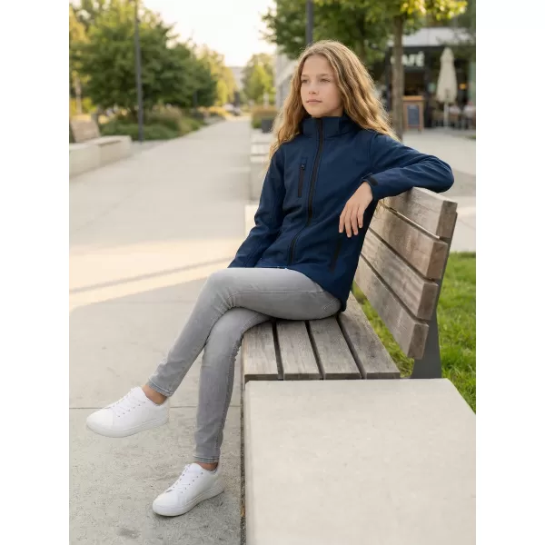  Otroška softshell jakna ALTISPORT NoPrint NP/ALK535 MORNARSKO MODRA 