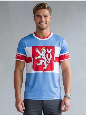 Moška premium funkcionalna majica s kratkimi rokavi ALTISPORT x CZE VOJ/ALM032TR01 RETRO
