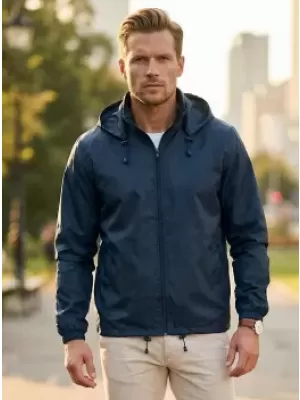 Unisex vetrovka ALTISPORT NoPrint NP/ALU425 MORNARSKO MODRA