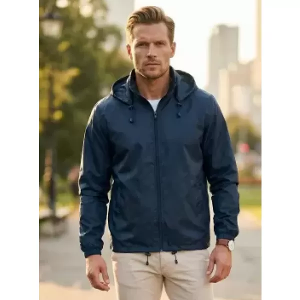  Unisex vetrovka ALTISPORT NoPrint NP/ALU425 MORNARSKO MODRA 