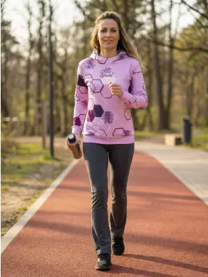 Ženski vrhunski funkcionalni pulover ALTISPORT VOJ/ALW037MI01 LILA