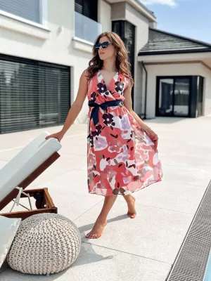 Obleka DSTREET CARIBBEA EY2498 ROZA