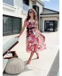 Obleka DSTREET CARIBBEA EY2498 ROZA