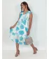 Obleka DSTREET ROSALIE EY2509 BELA