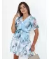 Obleka DSTREET CHICLOVE EY2518 SVETLO MODRA