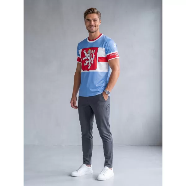 Moška premium funkcionalna majica s kratkimi rokavi ALTISPORT x CZE VOJ/ALM032TR01 RETRO 