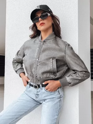 Bomber DSTREET SANTOL TY4340 TEMNO SIVA