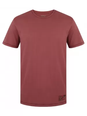 Moška majica s kratkimi rokavi HUSKY TEE BASE M TEMNO BORDO