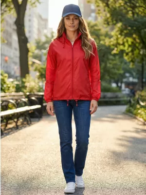 Unisex vetrovka ALTISPORT NoPrint NP/ALU425 RDEČA