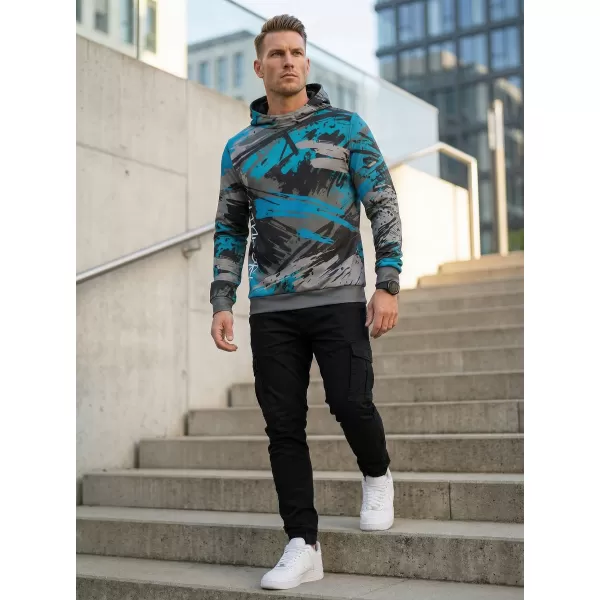  Moški premium pulover ALTISPORT VOJ/ALM014MI01 ČRNA/KEROZIN 