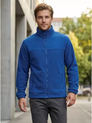 Moški pulover iz flisa ALTISPORT NoPrint NP/ALM105 KRALJEVSKO MODRA