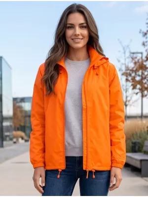 Unisex vetrovka ALTISPORT NoPrint NP/ALU425 NEON ORANŽNA