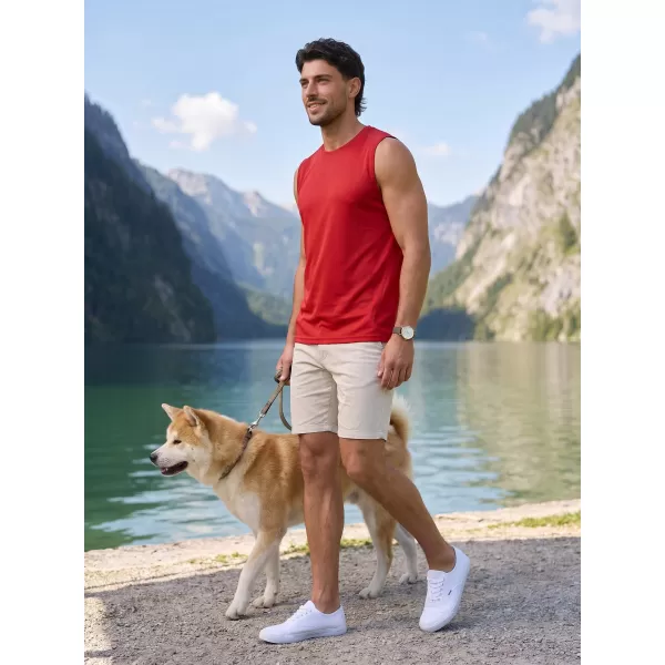  Moški funkcionalni brezrokavnik ALTISPORT NoPrint NP/ALM028 RDEČA 