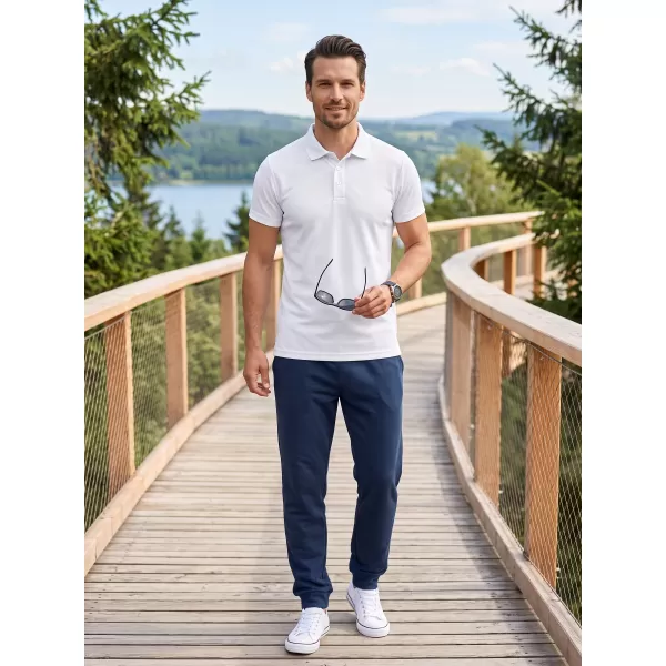  Moška majica s kratkimi rokavi z ovratnikom ALTISPORT NoPrint NP/ALM712 BELA 