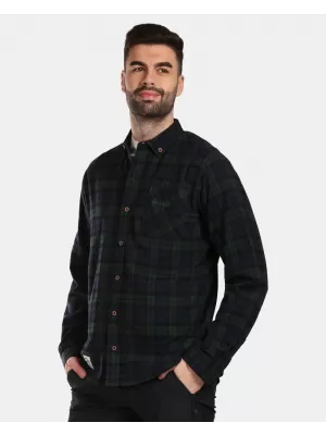 Moška srajca KILPI FLANNY-M VM0380KI TEMNO ZELENA