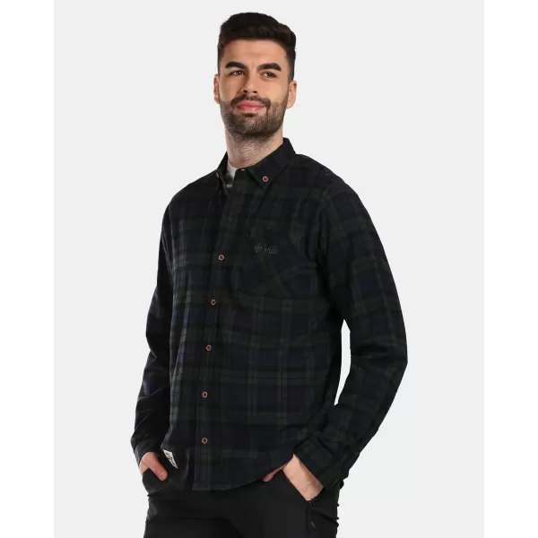  Moška srajca KILPI FLANNY-M VM0380KI TEMNO ZELENA 