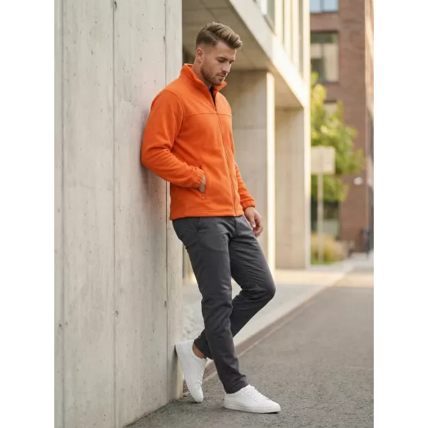  Moški pulover iz flisa ALTISPORT NoPrint NP/ALM105 ORANŽNA 