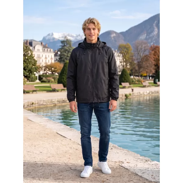  Unisex vetrovka ALTISPORT NoPrint NP/ALU425 ČRNA 