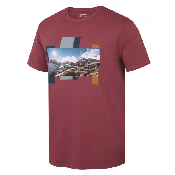  Srajca HUSKY TEE SKYLINE M CLARET 