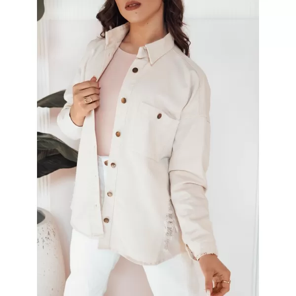  Ženska jakna jeansa DSTREET BLENDA TY4323 BEŽ 