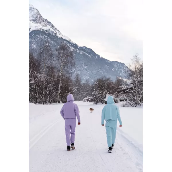  Ženske bombažne trenirke NORDBLANC BOYFRIEND NBSPL7888 SVETLO MODRA 