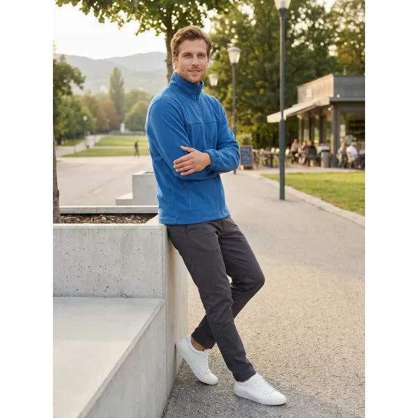  Moški pulover iz flisa ALTISPORT NoPrint NP/ALM105 AZURNO MODRA 