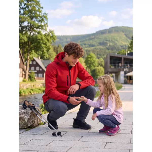  Moška softshell jakna ALTISPORT NoPrint NP/ALM225 RDEČA 