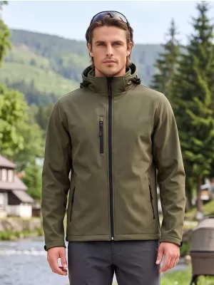 Moška softshell jakna ALTISPORT NoPrint NP/ALM225 VOJAŠKI