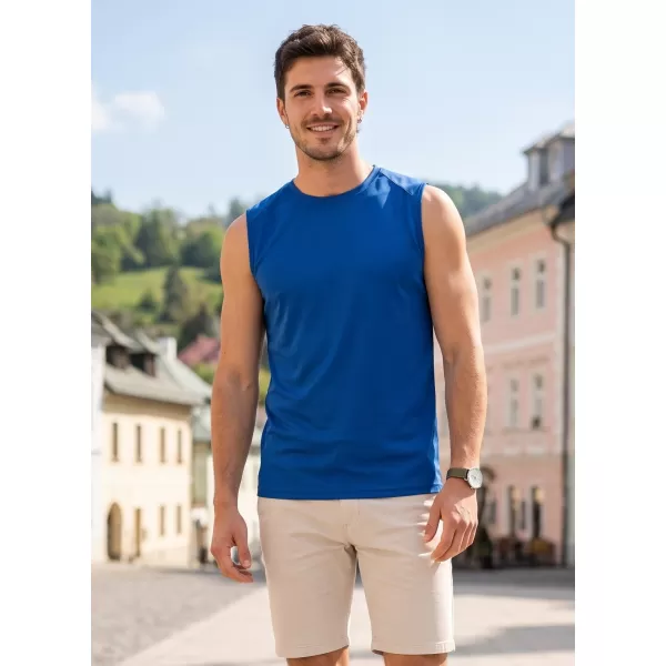  Moški funkcionalni brezrokavnik ALTISPORT NoPrint NP/ALM028 KRALJEVSKO MODRA 