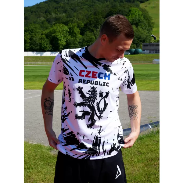  Moška premium funkcionalna majica s kratkimi rokavi ALTISPORT x CZE VOJ/ALM036TR01 ABSTRAKCIJA 