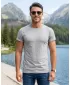 Moška majica s kratkimi rokavi ALTISPORT NoPrint NP/ALM361 SVETLOBNI POUDAREK