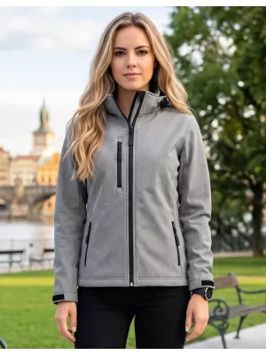Ženska softshell jakna ALTISPORT NoPrint NP/ALW125 JEKLENO SIVA
