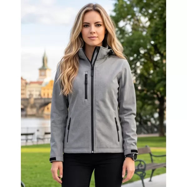  Ženska softshell jakna ALTISPORT NoPrint NP/ALW125 JEKLENO SIVA 