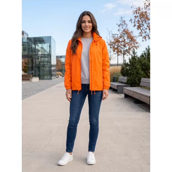  Unisex vetrovka ALTISPORT NoPrint NP/ALU425 NEON ORANŽNA 
