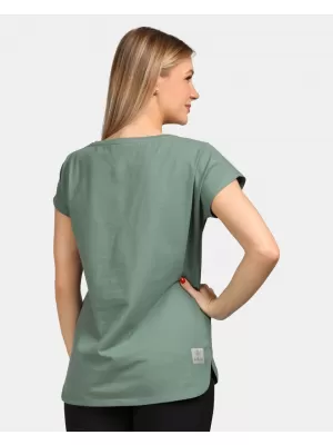 Ženska majica s kratkimi rokavi KILPI NELLIM-W VL0363KI KAKI