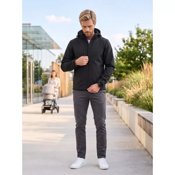  Moška softshell jakna ALTISPORT NoPrint NP/ALM225 ČRNA 