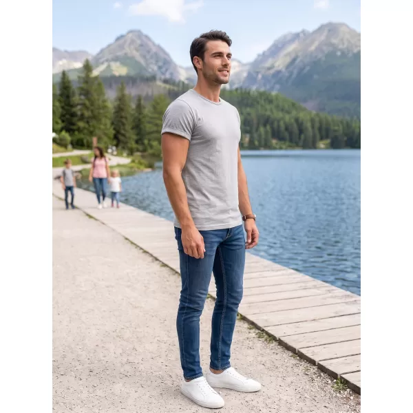  Moška majica s kratkimi rokavi ALTISPORT NoPrint NP/ALM361 SVETLOBNI POUDAREK 