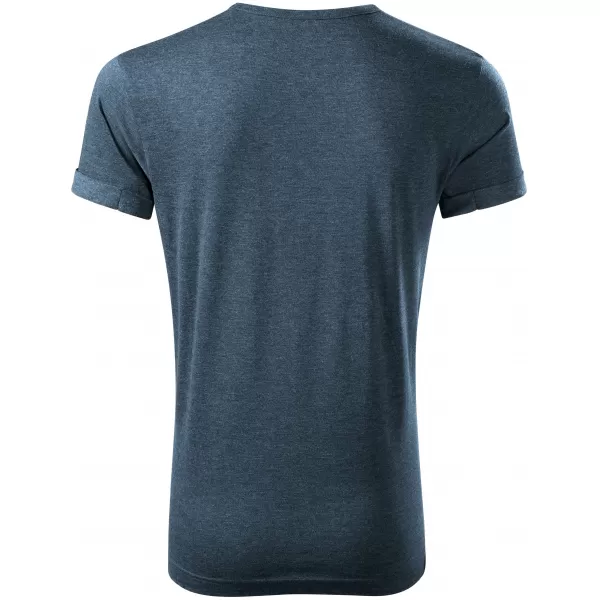  Moška majica s kratkimi rokavi ALTISPORT NoPrint NP/ALM361 TEMNI DENIM POUDARKI 