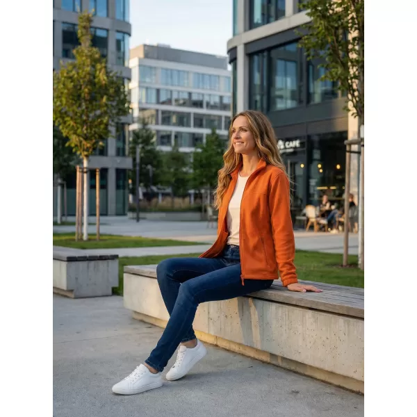  Ženski pulover iz flisa ALTISPORT NoPrint NP/ALW405 ORANŽNA 